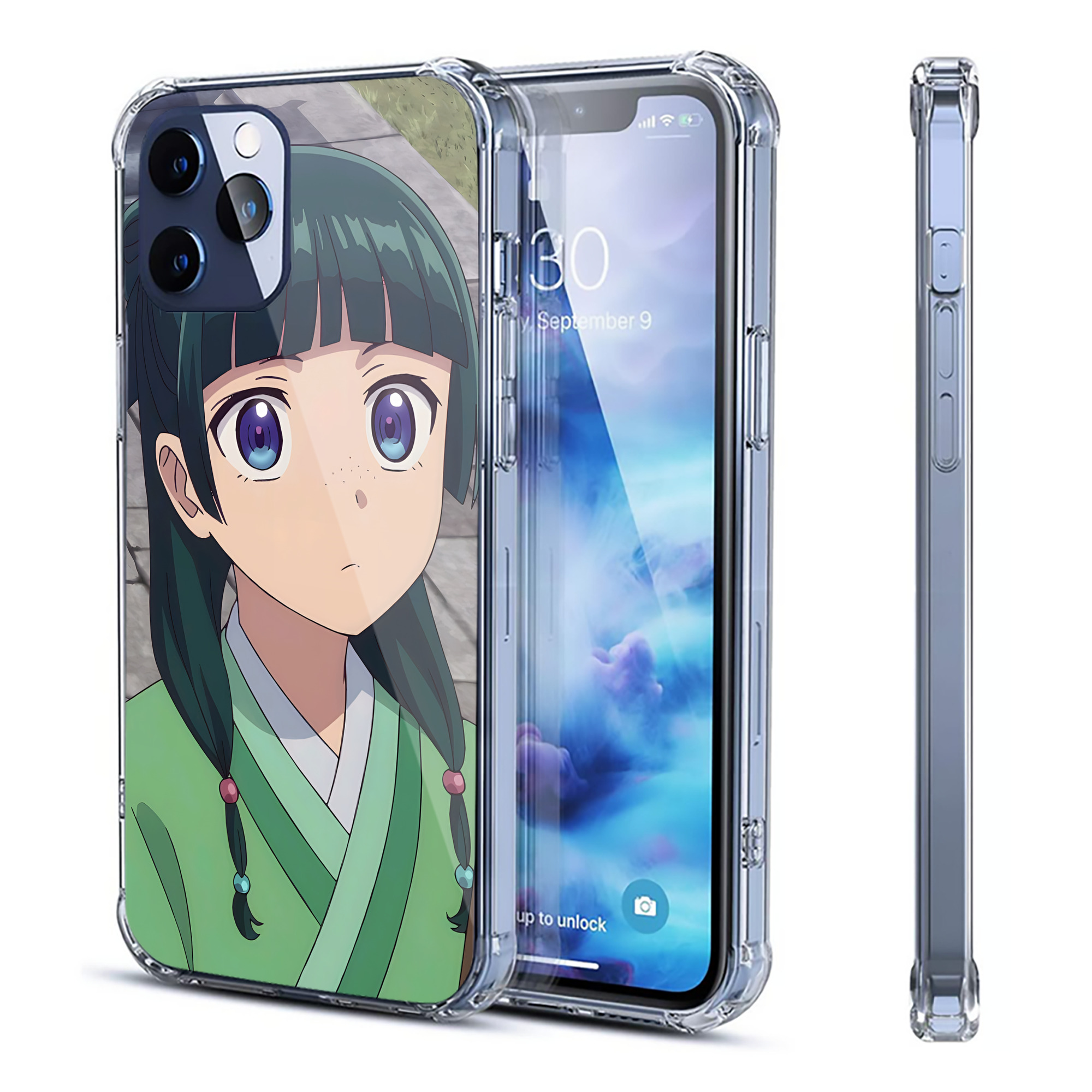 （画像用） 薬屋のひとりごと The Apothecary Diaries 【iPhone 12シリーズ対応】透明スマホケース（クリアソフトケース）